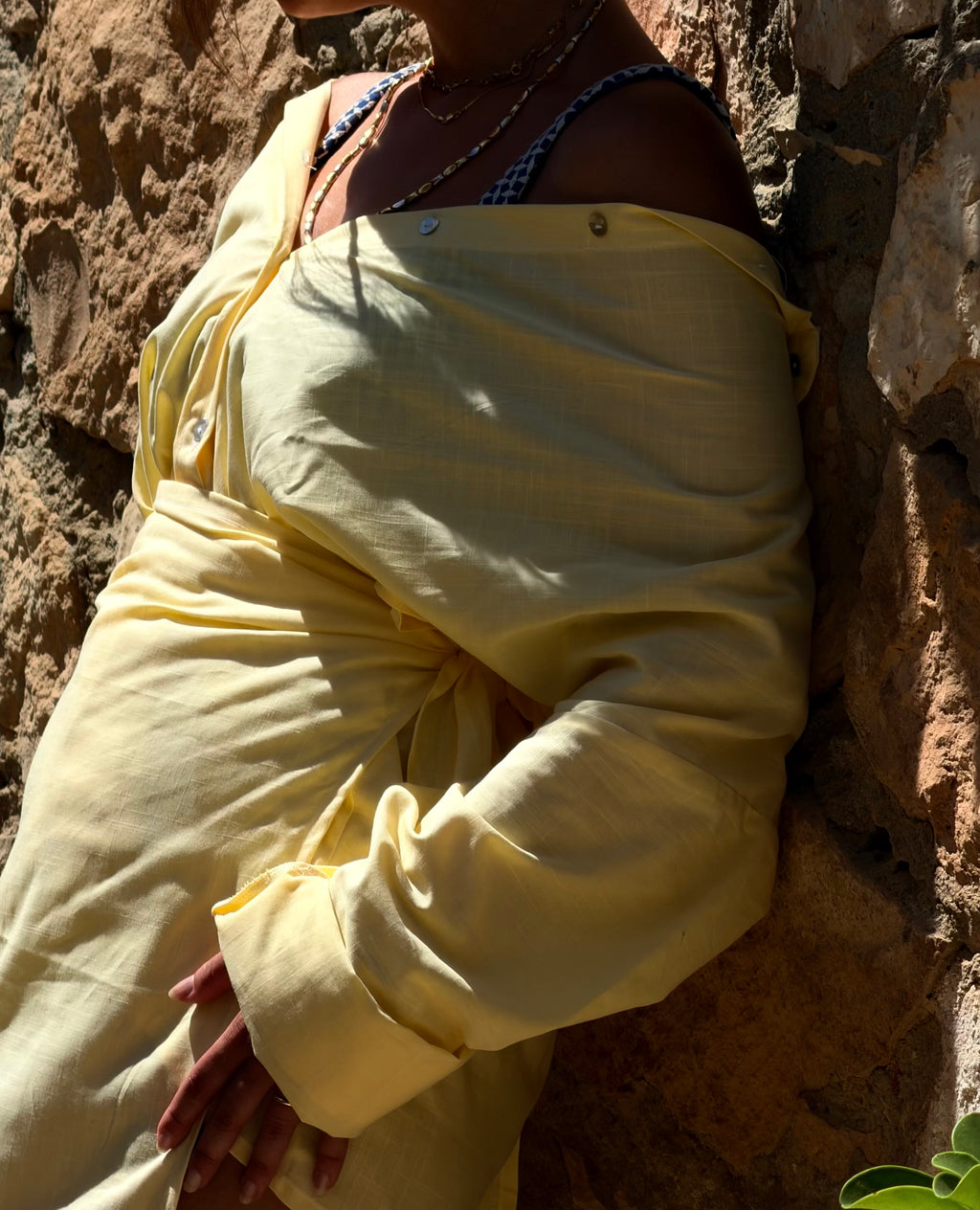The Sarong Wrap Shirt