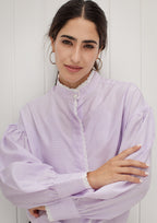 Lilac Gingham Shirt