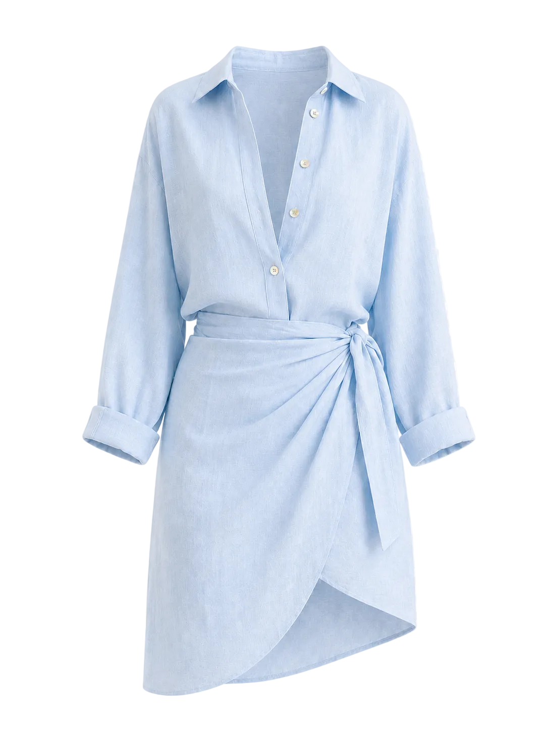 The Sarong Wrap Shirt