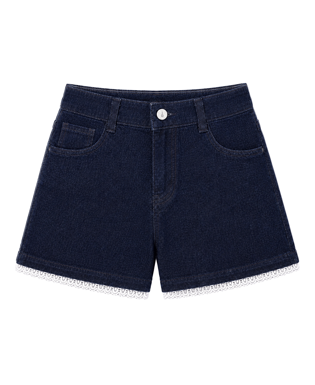 Lace & Denim Shorts